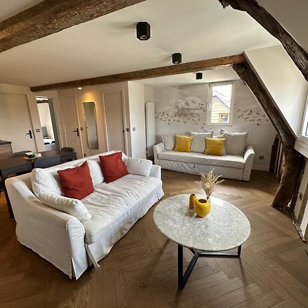 Appartement Les Hirondelles Honfleur Buitenkant foto