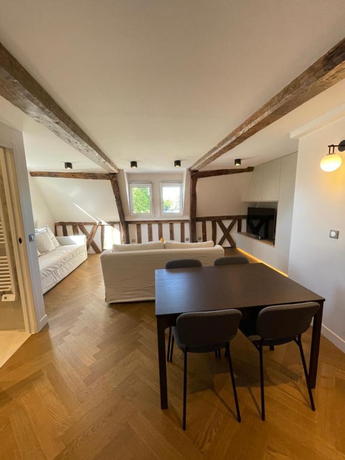 Appartement Les Hirondelles Honfleur Buitenkant foto