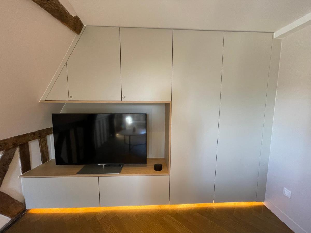 Appartement Les Hirondelles Honfleur Buitenkant foto