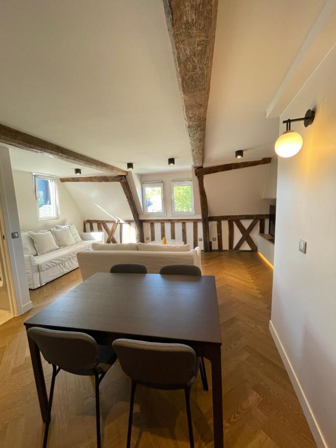 Appartement Les Hirondelles Honfleur Buitenkant foto
