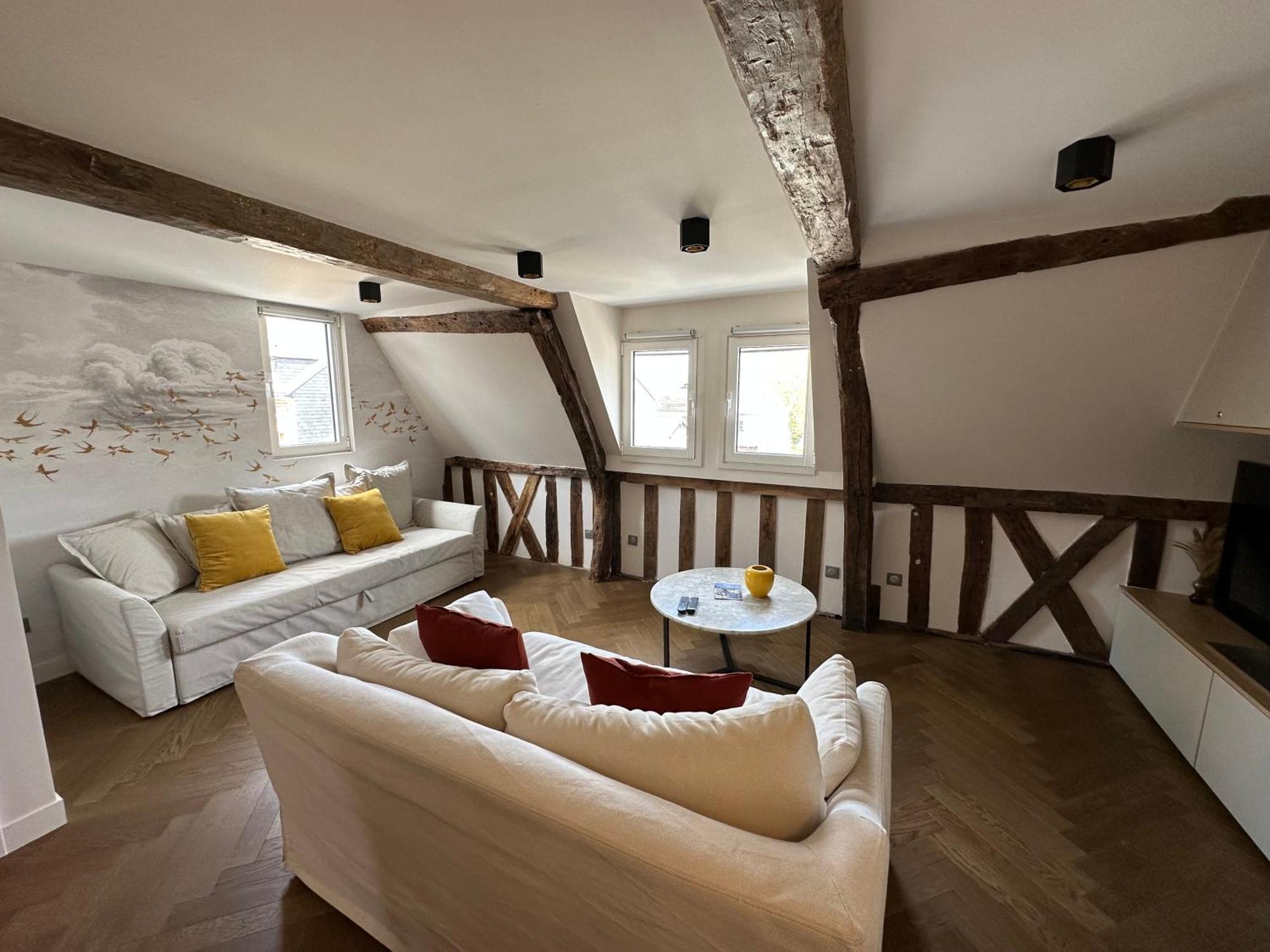 Appartement Les Hirondelles Honfleur Buitenkant foto