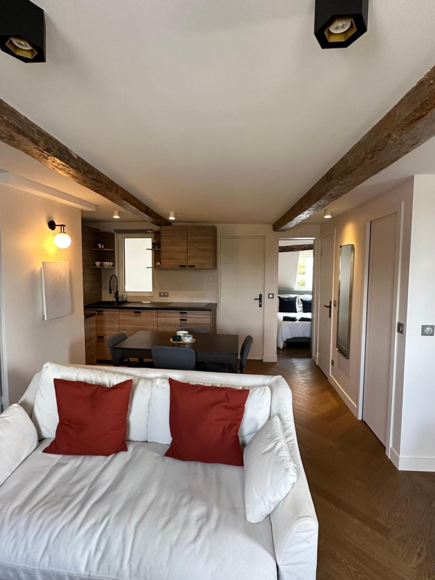 Appartement Les Hirondelles Honfleur Buitenkant foto