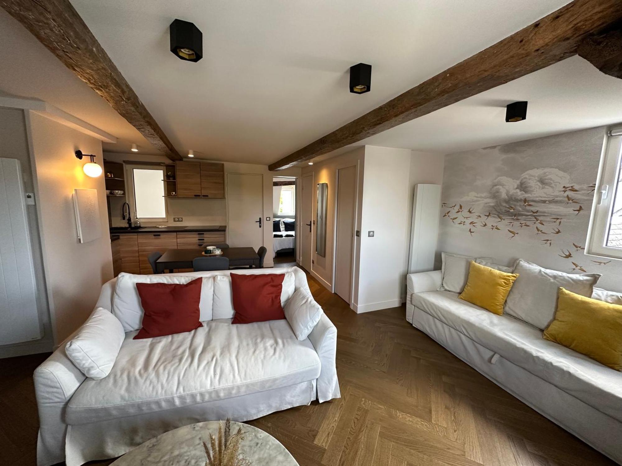 Appartement Les Hirondelles Honfleur Buitenkant foto